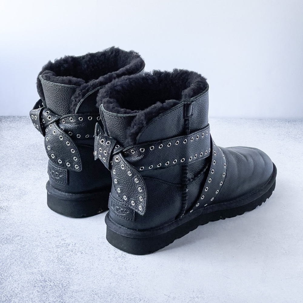 UGG Black Studded Booties